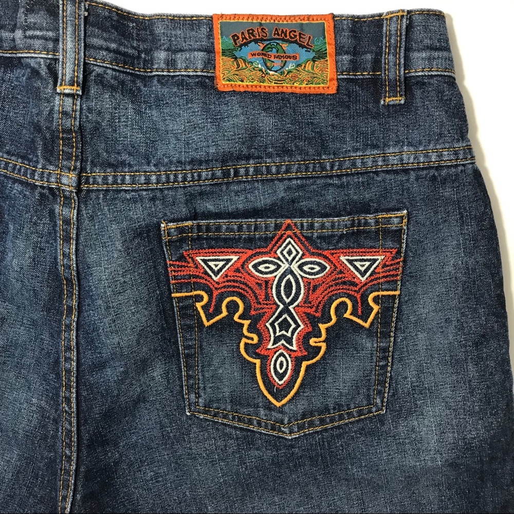 Paris Angel Shorts size 16 embroidered pocket